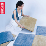 环保地毯自由拼接拼块地毯家用卧室满铺彩色方块客厅茶几水洗