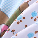 SI 家纺 全棉婴儿床三件套 幼儿园床品三件套 床单+被套+枕套潮