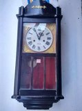 上海555 机械摆钟墙壁挂钟 客厅大号实木挂钟 宜家古董居家时钟表