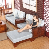 新中式全实木沙发组合客厅家具 胡桃木现代布艺贵妃转角木质沙发