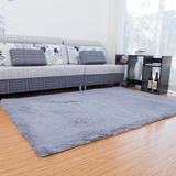 客厅地毯纯色家用简约现代茶几卧室长方形加厚地毯满铺可手洗定制
