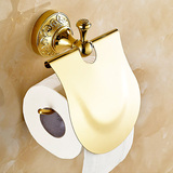浴室欧式纸巾架 仿古厕纸架 金色卷纸器厕所卷纸架卫生间卫生纸架