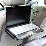 车载笔记本电脑用支架汽车电脑桌子架可折叠挂式餐桌办公饮料托盘