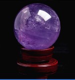 天然极品紫水晶球摆件 天然水晶球摆件 风水球 紫气东来 有求必应