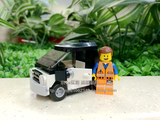 Smart奔驰汽车 艾米特的小车城市系列mini载具儿童益智拼装积木