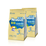 Newbaze/纽贝滋奶粉金装三段奶粉幼儿配方奶粉3段400g*2袋