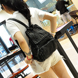 韩国2016新款英伦学院风双肩皮背包水洗皮旅游小包潮学生女式书包