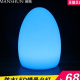 日本购LED蛋型酒吧台灯 充电桌灯遥控情景吧台灯创意床头灯喂