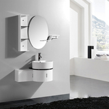 热销PVC现代简约浴室柜组合挂式小户型浴室柜洗手盆落地面盆包邮