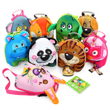 2015新款压壳双肩卡通儿童背包 3D可爱动物幼儿园宝宝硬壳小书包