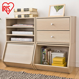 爱丽思IRIS 日本简约木质收纳柜夹缝整理储物窄柜卧室书柜置物柜