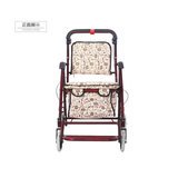 健喜JXA012老年人购物代步车折叠座椅可坐四轮买菜助步小拉车手推