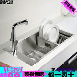 科勒厨房洗菜盆K-3746T-S-NA奇奥水槽单槽不锈钢台上台下双用厨盆