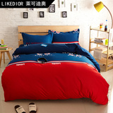 韩式床上四件套加厚单人床单三件套被套1.2/1.5/1.8m米床品特价