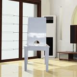 全实木框架餐椅简约现代中式白色靠背椅子酒店餐厅餐桌椅特价包邮