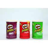 品客薯片 美国进口Pringles3种口味中罐组合 办公室休闲零食