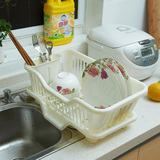 厨房置物架装碗筷收纳盒碗柜放碗架沥水架塑料碗箱碗碟架盘子