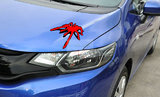 蜘蛛辟邪3D立体车贴搞笑卡通创意汽车贴纸个性装饰拉花改装贴画