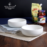 外贸陶瓷餐具英国ROYAL DOULTON新骨瓷出口汤碗菜碗面碗原单陶瓷