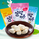 韩国进口零食 Lotte乐天牛奶软糖63g*3袋 烤着吃的棉花糖休闲糖果