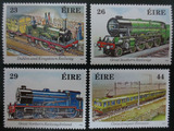 外国邮票爱尔兰1984年1月30日发行老式火车