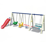 直销幼儿园大型秋千架儿童户外玩具滑梯组合座椅户外小区游乐设施