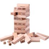 2016叠叠乐数字叠叠高层叠益智儿童玩具桌面游戏实木拼插积木建构
