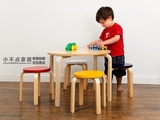 幼儿园课桌椅实木质儿童家具小椅子凳子批发彩色2－10岁结实安全