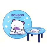 韩国代购 床上电脑桌 卡通动物儿童折叠桌 小熊木地板小桌 30.178