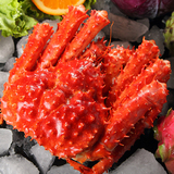 顶级智利野生鲜活熟冻帝王蟹新鲜冰冻进口大螃蟹3~3.5斤海鲜批发