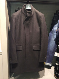 54226524【专柜现货代购】GXG男装2015新冬装款黑色长款大衣1699