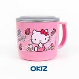 现货 kitty凯蒂猫 韩国进口正品 儿童盖杯 304不锈钢水杯带盖