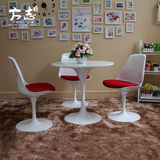 上海办公家具烤漆洽谈桌洽谈桌椅组合时尚简约圆桌简单现代接待桌