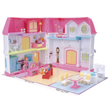 正品高乐大房子精致家庭组合别墅模型套装甜甜屋女孩过家家玩具屋