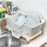 晾碗架碗盘碗碟滴水置物架厨房淋水餐具收纳篮大号碗筷沥水架塑料