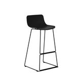 促销黑白LOFT时尚简约宜家用开放式厨房不锈钢休闲酒吧椅吧台椅子