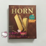 香港代购  日本进口 明治Meiji 北海道HORN可可巧克力夹心条54g