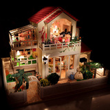 手工diy小屋男生房子模型别墅创意大型礼物女生房屋玩具送情人节