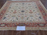 出口原单OUSHAK奥沙克地毯土耳其手工工艺纯羊毛美式家居地毯1-4
