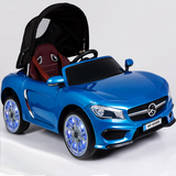 新款敞篷儿童电动车 宝宝可坐摇摆车 小孩四轮遥控汽车玩具车童车