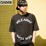 QNMB韩国代购男装夏季日系韩版嘻哈棒球服宽松潮流男士短袖T恤男