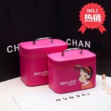 韩国大容量化妆包化妆箱收纳包化妆品整理包洗漱包手提防水化妆盒