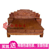 特价红木家具刺猬紫檀花梨木中式实木双人床1.8米1.5米步步高婚床