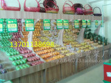 木质实木水果展示架货柜零食干果展示柜糖果展柜超市食品货架