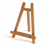 榉木桌面小画架展示架相框架台式画架可折叠三角架