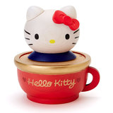 日本正品 Hello kitty 正版 木质制 八音盒 音乐盒 摆件 茶杯造型