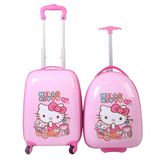 新款凯蒂猫Hello Kitty女孩行李箱 16寸万向轮可爱儿童拉杆箱书包