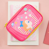 韩国可爱卡通棒棒女孩防水洗漱包便携随身化妆品收纳包旅行杂物袋