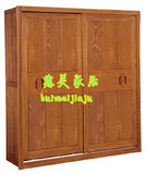 广州松木家具定制100%全纯实木家具 订做定制松木衣柜