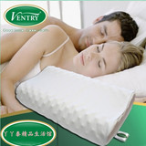 泰国进口ventry乳胶枕头枕芯成人U型单人劲椎枕记忆乳胶枕头防螨